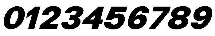 NewEdge666 UltraBoldSlanted Font OTHER CHARS
