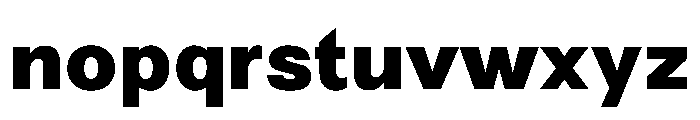 NewEdge666 UltraBold Font LOWERCASE