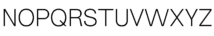 NewEdge666 UltraLight Font UPPERCASE