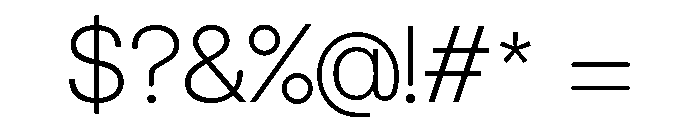 NewEdge666 UltraLightRounded Font OTHER CHARS