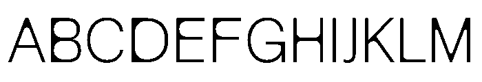 NewEdge666 UltraLightRounded Font UPPERCASE