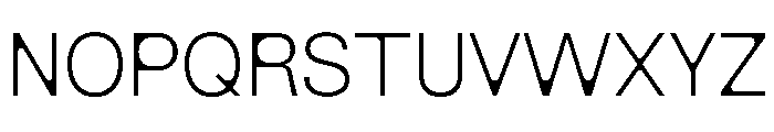 NewEdge666 UltraLightRounded Font UPPERCASE