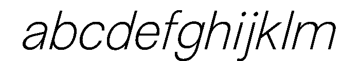 NewEdge666 UltraLightSlanted FONT