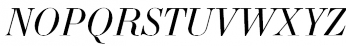 New Standard Italic Font UPPERCASE