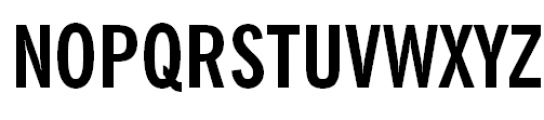 News Gothic BoldCond Font UPPERCASE