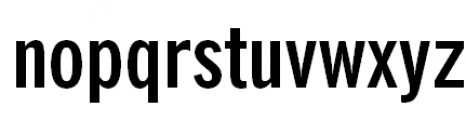 News Gothic BoldCond Font LOWERCASE