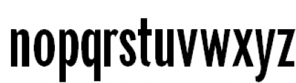 Newspaper Sans Normal Font LOWERCASE