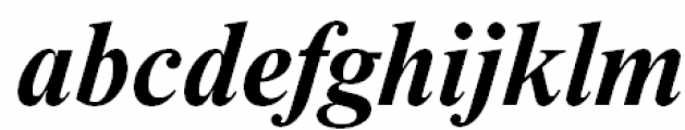 Newton Monotonic Greek Bold Italic Font LOWERCASE