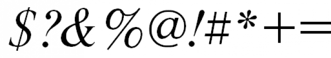 Newton Monotonic Greek Italic Font OTHER CHARS