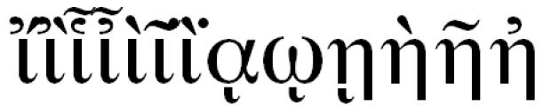Newton Polytonic Greek Book Font LOWERCASE