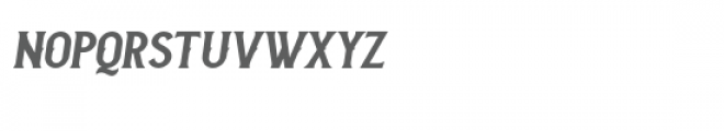 Neue Stanley Italic Font LOWERCASE