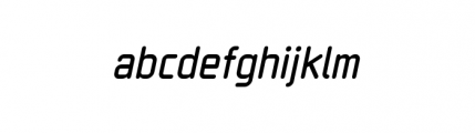 Neutraliser Sans Bold Oblique Font LOWERCASE