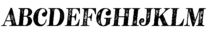 Neato Serif Regular Italic Rough Font UPPERCASE