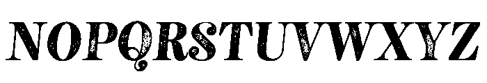 Neato Serif Regular Italic Rough Font UPPERCASE