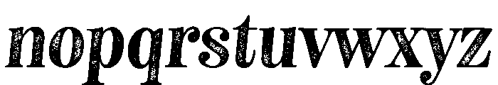 Neato Serif Regular Italic Rough Font LOWERCASE