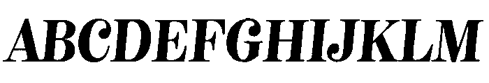 Neato Serif Regular Italic Font UPPERCASE
