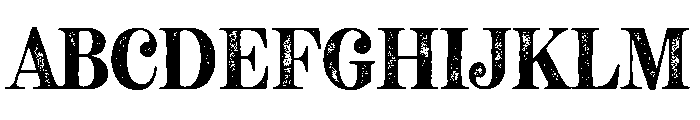 Neato Serif Regular Rough Font UPPERCASE