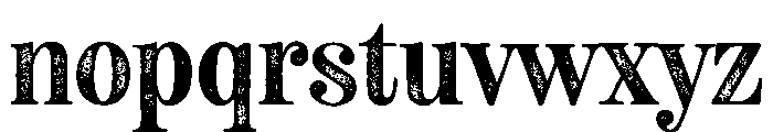 Neato Serif Regular Rough Font LOWERCASE