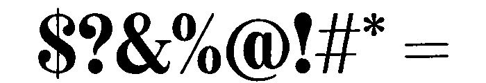 Neato Serif Regular Font OTHER CHARS