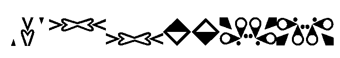 Nebiornaments Regular Font UPPERCASE