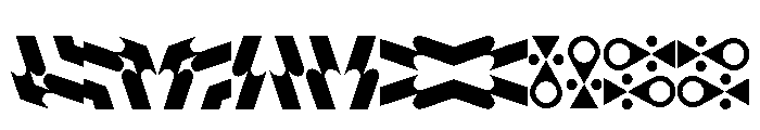 Nebiornaments Regular Font LOWERCASE