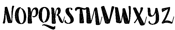 Nefelibata Brush Canvas Font UPPERCASE