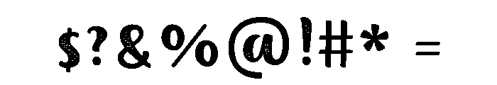 Nefelibata Sans Condensed Canvas Font OTHER CHARS