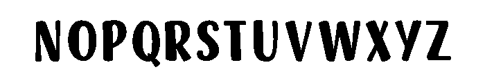 Nefelibata Sans Condensed Font UPPERCASE