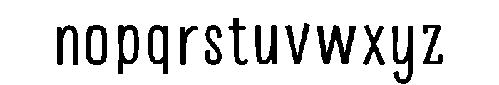 Nefelibata Sans Pen Font LOWERCASE