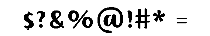 Nefelibata Sans Regular Font OTHER CHARS