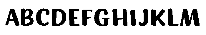 Nefelibata Sans Regular Font UPPERCASE
