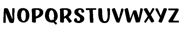 Nefelibata Sans Regular Font UPPERCASE