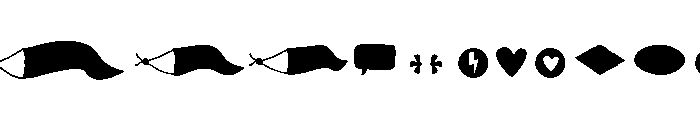 Nefelibata Script Extras Font UPPERCASE