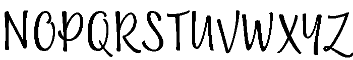 Nefelibata Script Regular Font UPPERCASE