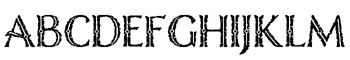 Nelson Engraved Font UPPERCASE