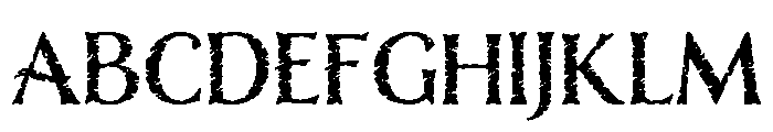 Nelson Rugged Font UPPERCASE