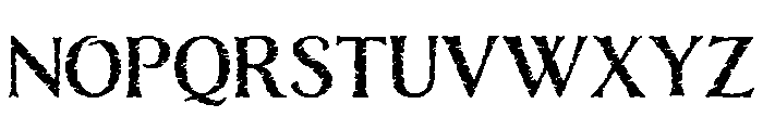 Nelson Rugged Font UPPERCASE