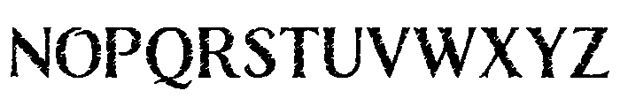Nelson Rugged Font LOWERCASE