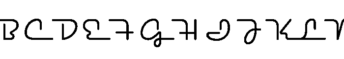 Neon Stream Regular Font UPPERCASE