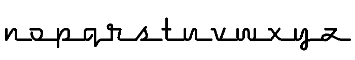 Neon Stream Regular Font LOWERCASE