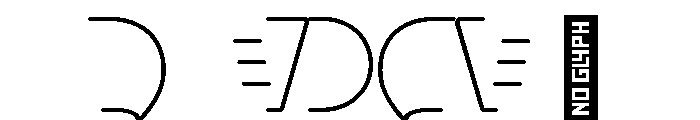 Neonica Decor Regular Font OTHER CHARS