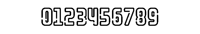 Neonica Empty Bold Font OTHER CHARS