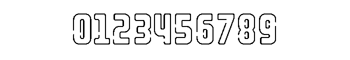Neonica Empty Regular Font OTHER CHARS
