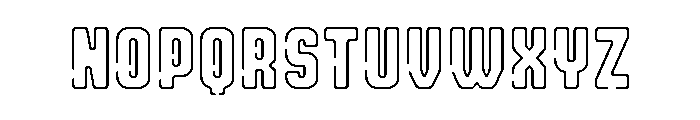Neonica Empty Regular Font UPPERCASE