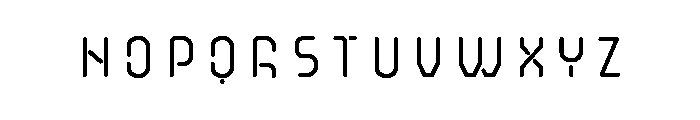 Neonica Fill Font LOWERCASE
