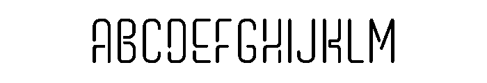 Neonica Mono Regular Font UPPERCASE