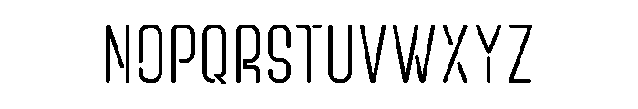 Neonica Mono Regular Font UPPERCASE