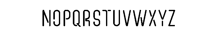 Neonica Mono Regular Font LOWERCASE