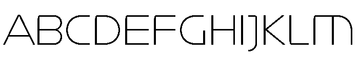 Neotype Thin Font UPPERCASE