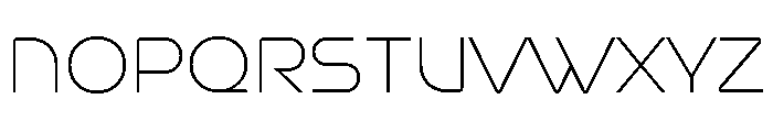 Neotype Thin Font UPPERCASE